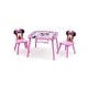 preview thumbnail 5 of 3, Delta Children Minnie Mouse Table and Chair Set with Storage - Minnie Mouse