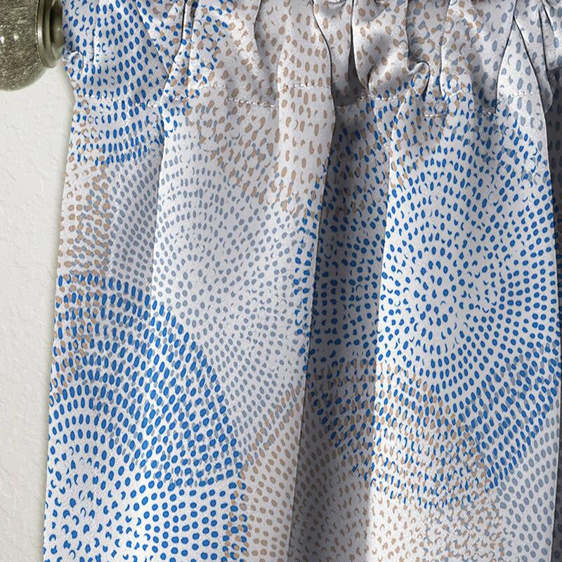Designart 'Abstract Retro Design I' Mid-Century Modern Blackout Curtain Single Panel