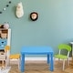 preview thumbnail 1 of 11, Domi 3-Piece Kids Table and Chair Set – Toddler Activity Furniture Blue/Green/Yellow