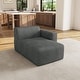 preview thumbnail 42 of 62, Modern No Assembly Required Sectional Chaise Lounge Side Sofa