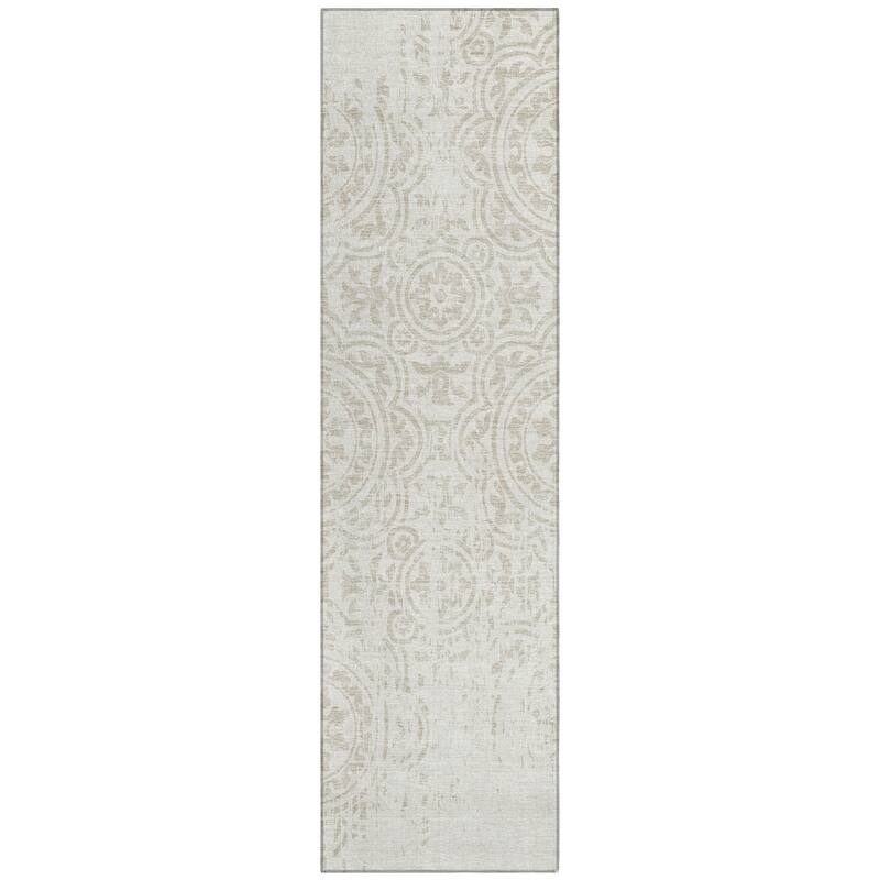 Machine Washable Indoor/ Outdoor Chantille Vintage Suzani Rug