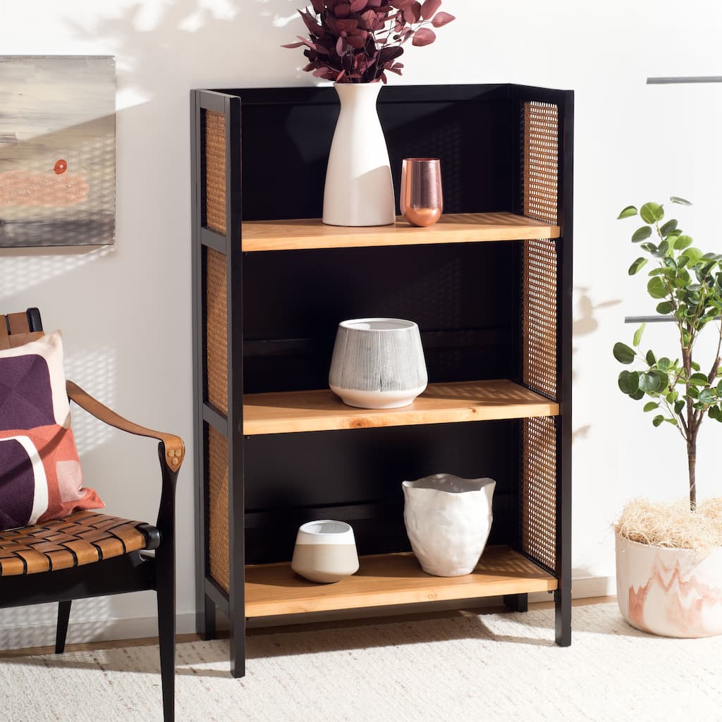 SAFAVIEH Dominga 3-Shelf Open Top Etagere - 30" W x 14" L x 47.3" H - 30Wx14Dx47H