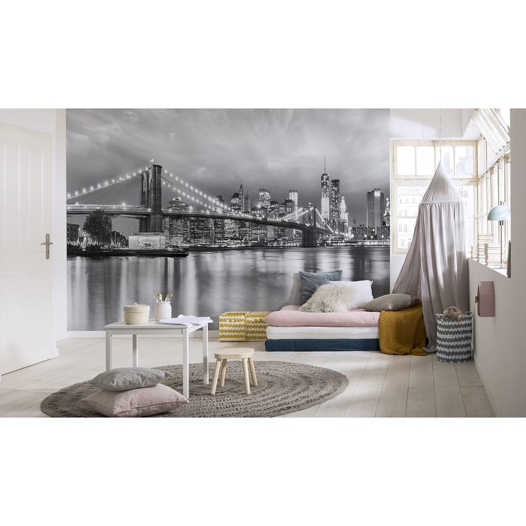 Komar Brooklyn Black & White Wall Mural