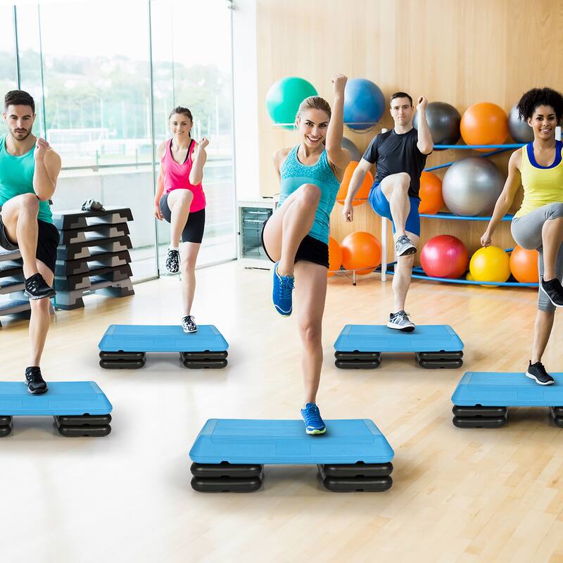 Costway 29'' Adjustable Workout Fitness Aerobic Stepper Exercise - See details