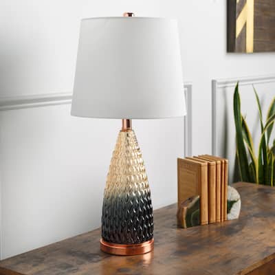 Artistic Weavers Megara Modern Ombre Glass Table Lamp - 24"H x 12"W x 12"D