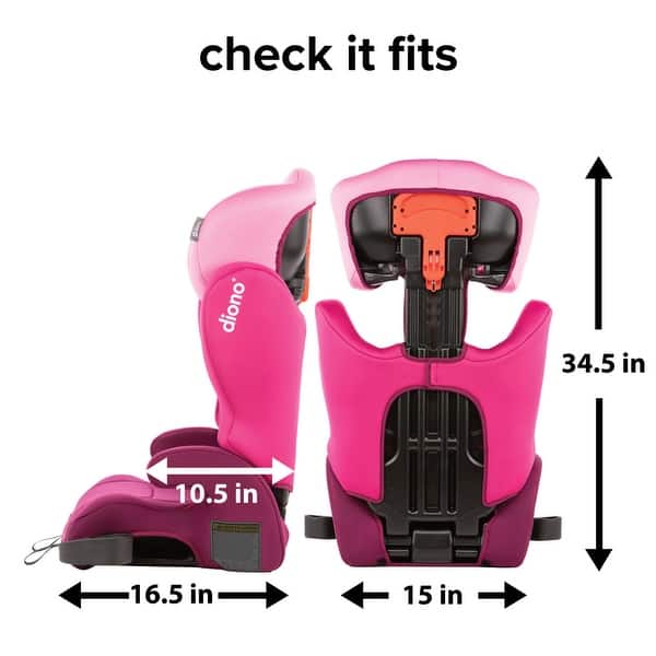 dimension image slide 0 of 5, Cambria® 2 2-in-1 High-Back Booster