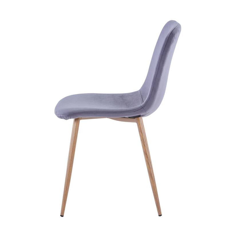 Gray Dining Chair Set of 4 Dining Table Chair Living Room Side Chair