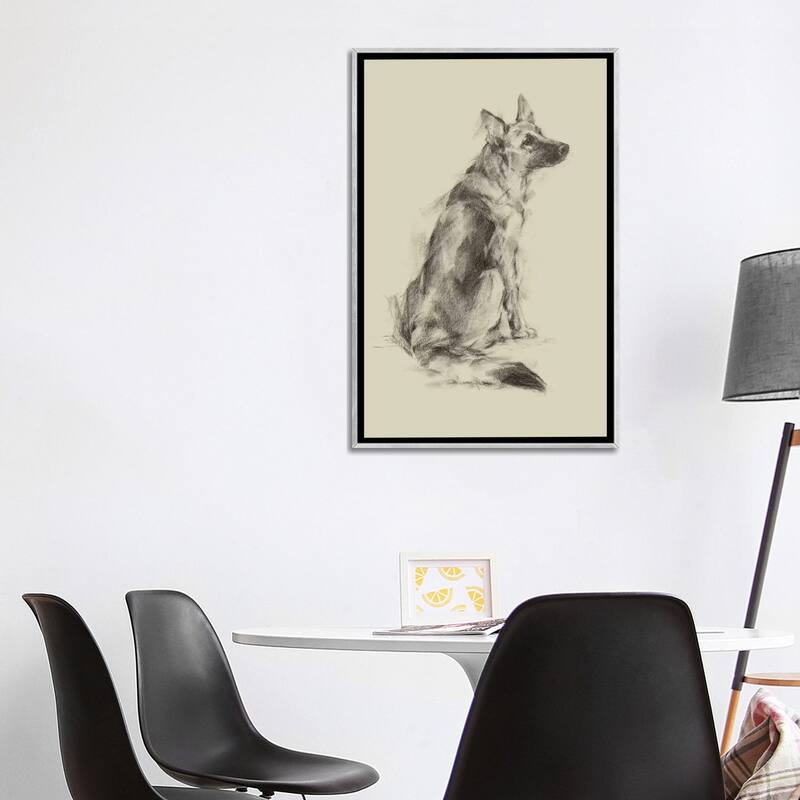 iCanvas "Puppy Dog Eyes V" by Ethan Harper Framed
