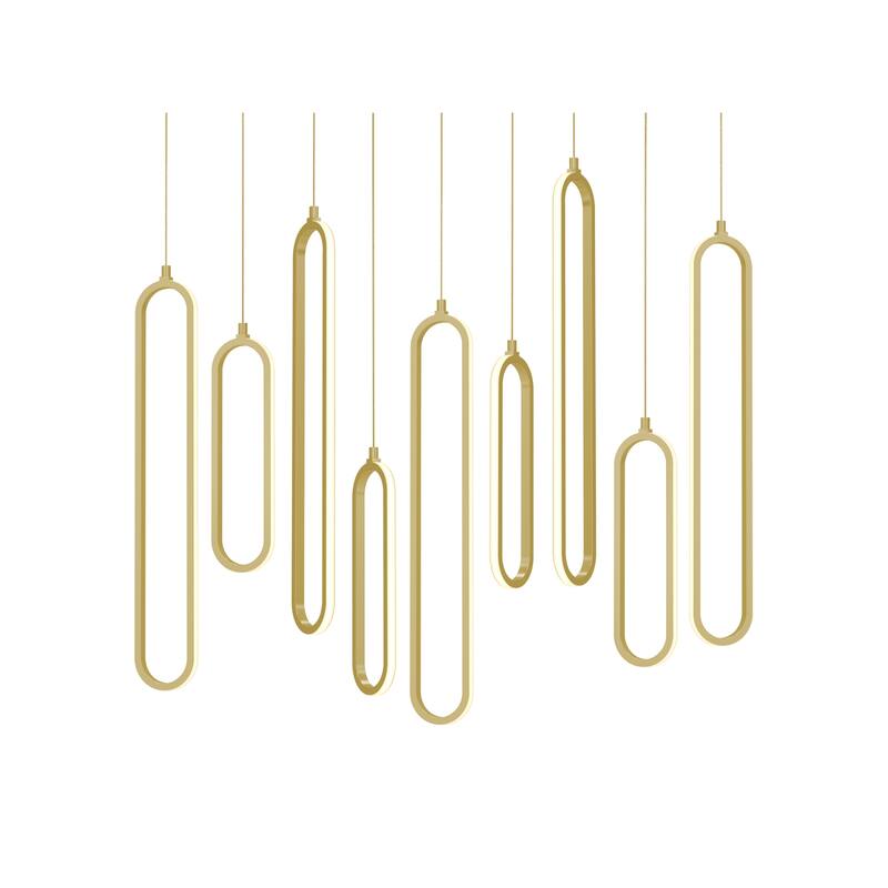 AFX SIEP99LAJD1LNR9 Pendant 36" Wide LED Linear Pendant - Gold