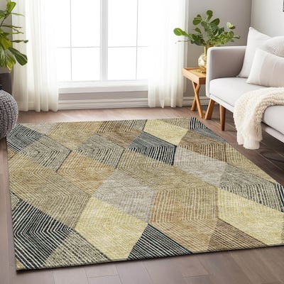 Premium Washable Super Soft Modern Fusion Mayfield Rug