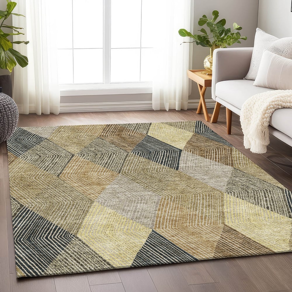 Premium Washable Super Soft Modern Fusion Mayfield Rug