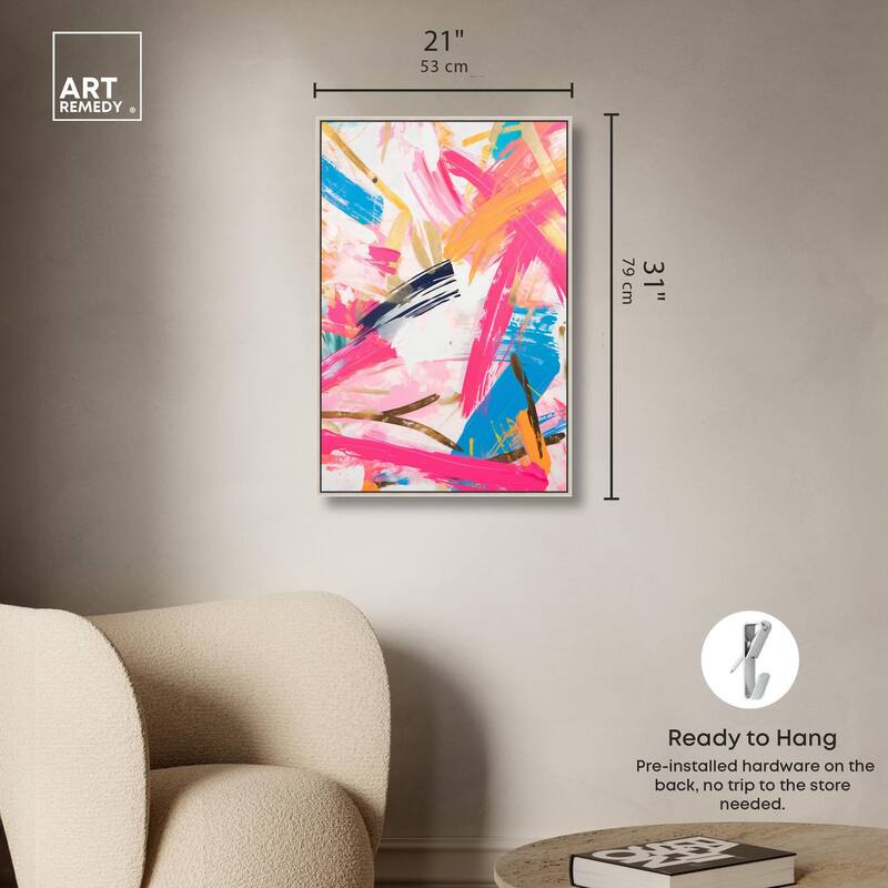 Exuberant Hues IV Canvas by Art Remedy