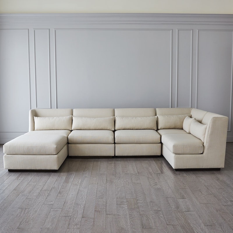 Alder Sectional Chair-Moonstone-Corner
