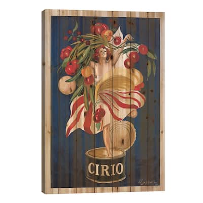 Cirio Print On Wood by Leonetto Cappiello - Multi-Color