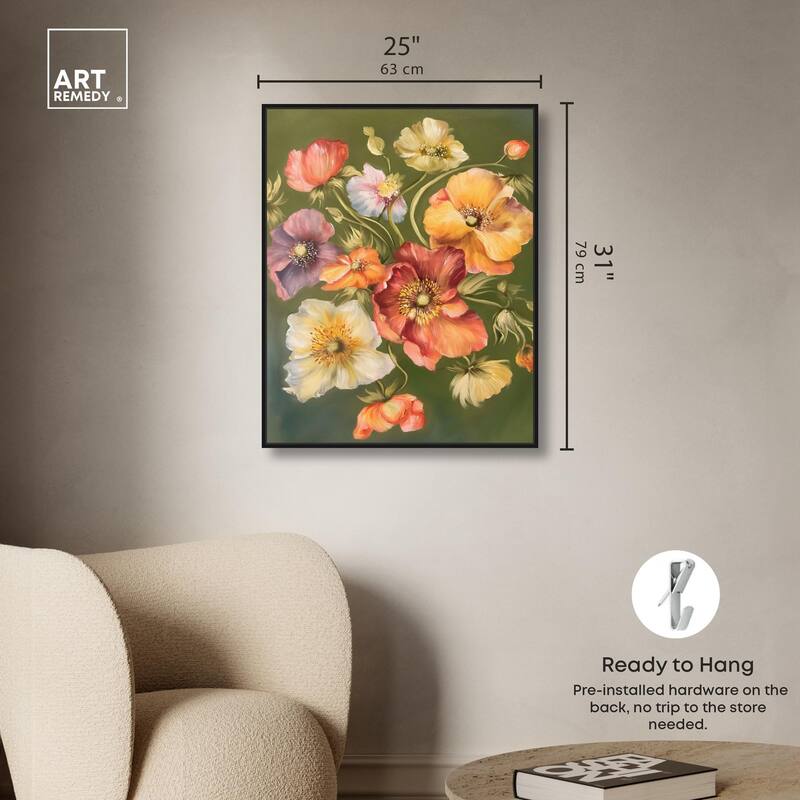 Twilight Tulips I Canvas by Art Remedy