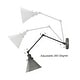 preview thumbnail 11 of 10, Set of 2 Modern Adjustable Swing Arm Lights Plug-in Hardwire Wall Sconces