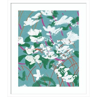 Teal Tales by Jenny Frean Wood Framed Wall Art Print - Bed Bath ...