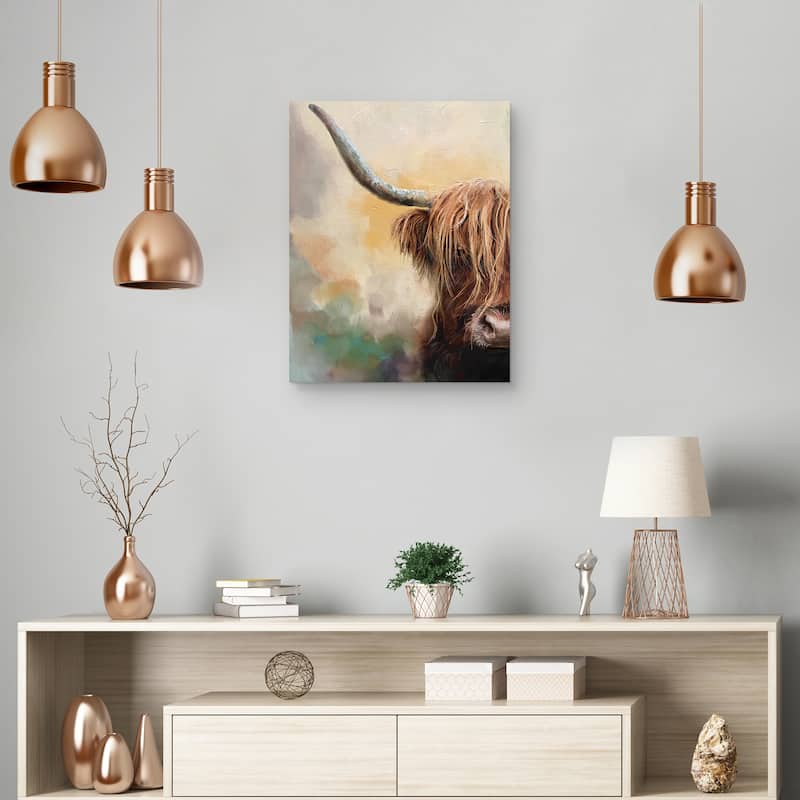 Highland by Studio Arts Canvas Art Print