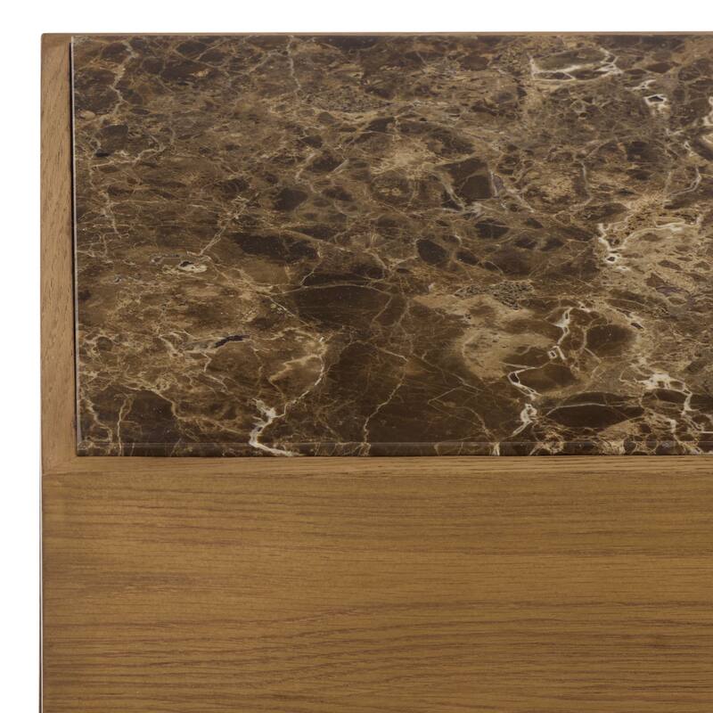 SAFAVIEH Couture Shayrina Marble Accent Table - 22"W x 18"D x 23"H