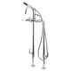 preview thumbnail 30 of 32, Concord Freestanding Tub Faucet with Supply Line Polished Chrome