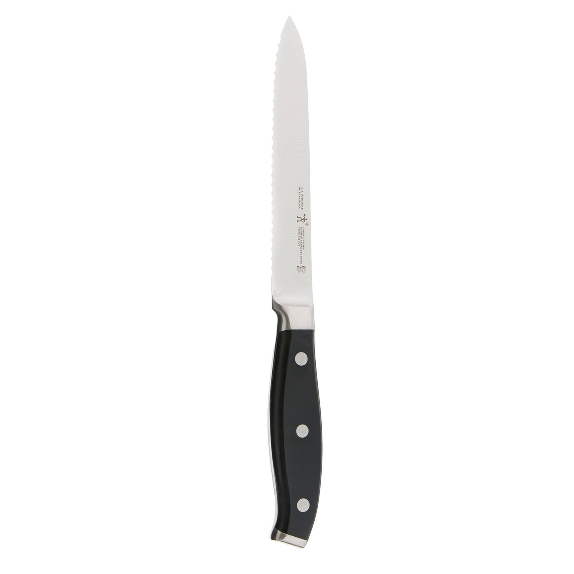 Shop J A Henckels International Forged Premio 3 Pc Starter Knife Set Black Stainless Steel Overstock 16743351