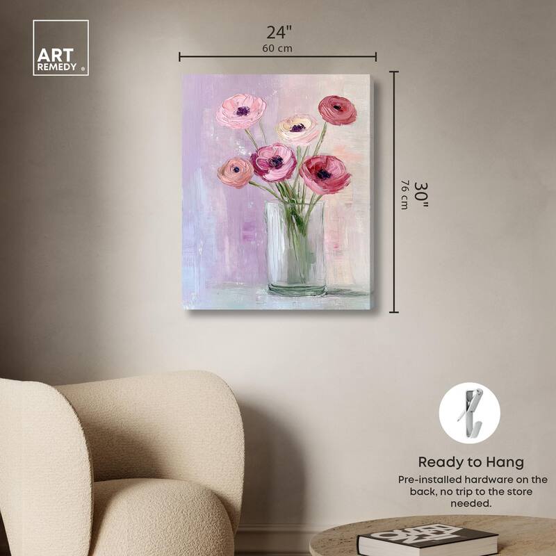 Glass and Grace Canvas by Art Remedy, Gallery Wrapped