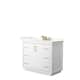 Option White, Bronze Trim, Giotto Quartz Top