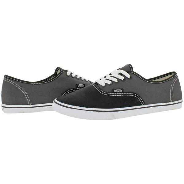 vans authentic lo pro skate shoe gray