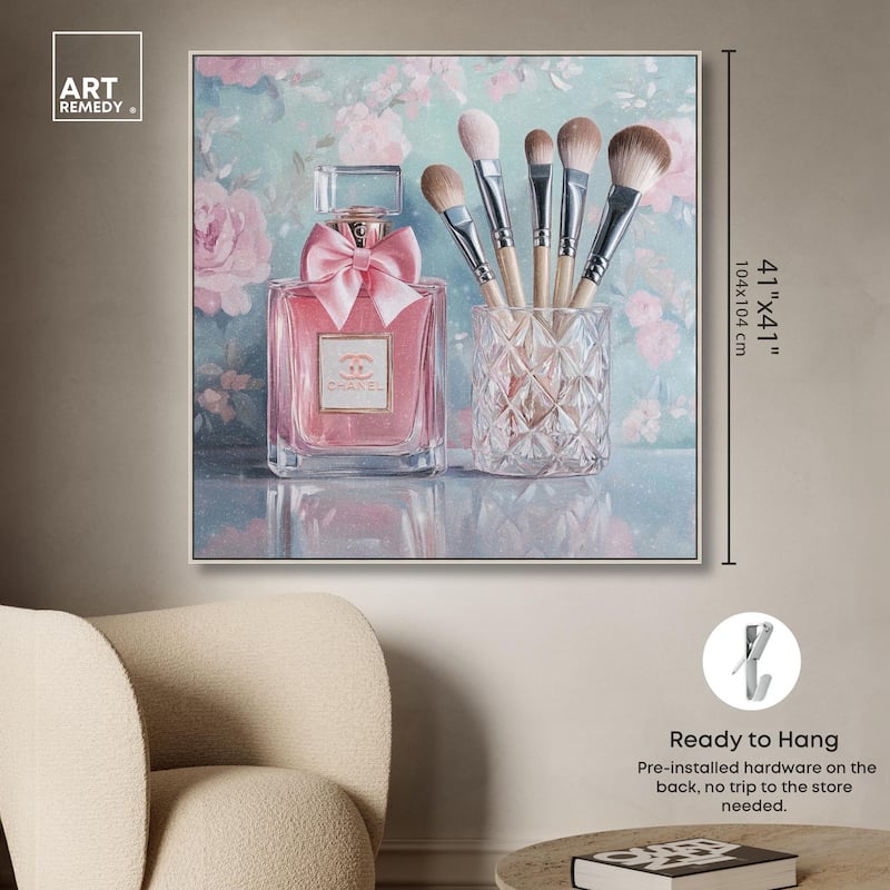 Love Dainty Perfume and Makeup Canvas by Art Remedy