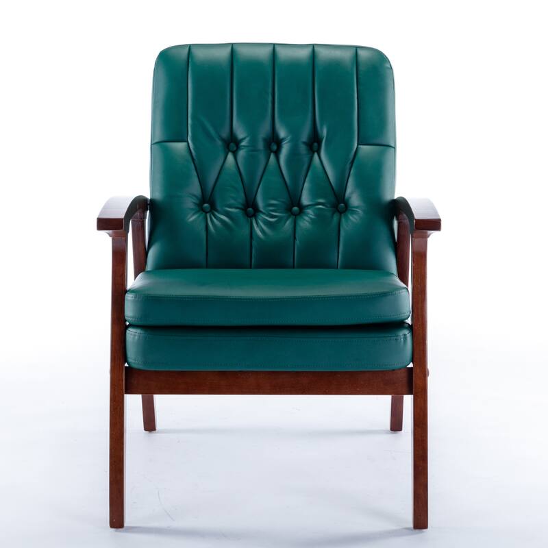 Mid Century Single Armchair Sofa Accent Chair Retro Modern Solid Wood