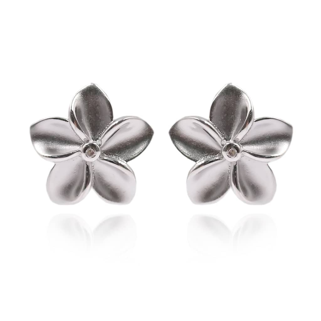 925 Sterling Silver Diamond Earrings
