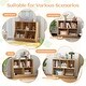 preview thumbnail 25 of 23, 5-Cube Wooden Kids Toy Storage Organizer with Anti-Tipping Kits - 35.5" x 16" x 30"
