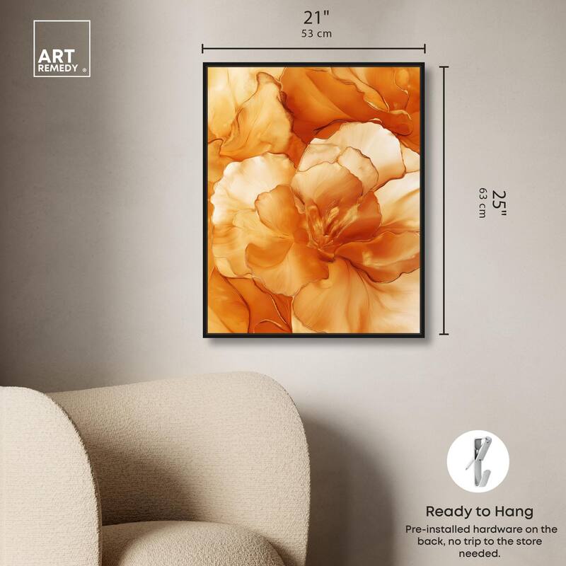 Sunlit Bloom I Canvas by Art Remedy