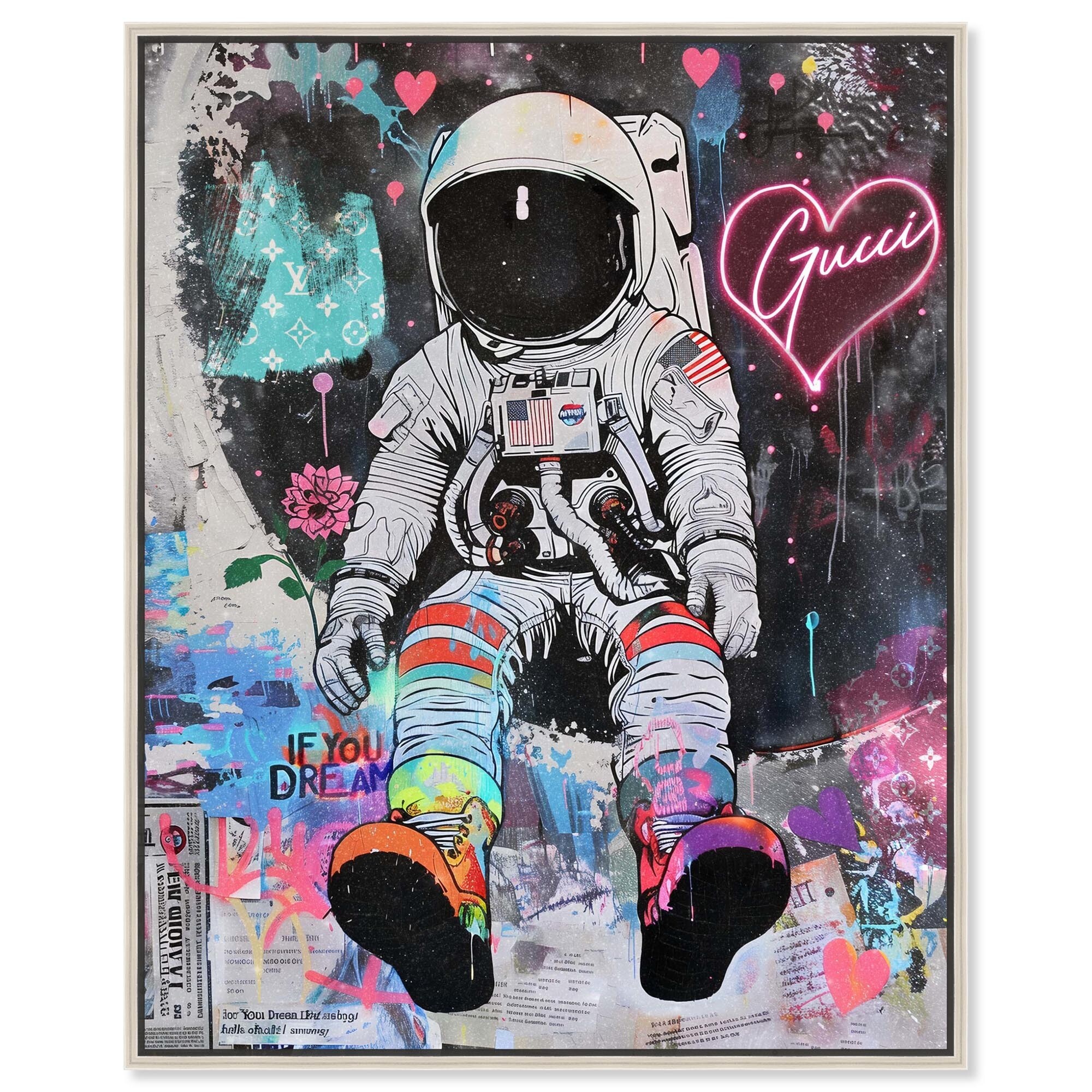 Out in Space Canvas Modern Urban Prints by Art Remedy