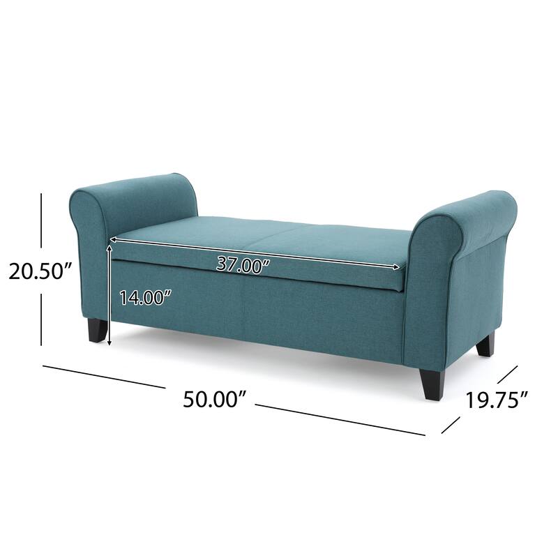 Stylish Entryway Ottoman Bench, Leisure Bench Hallway Bench, Decorative Bench Storage Bench with Safety Hinges