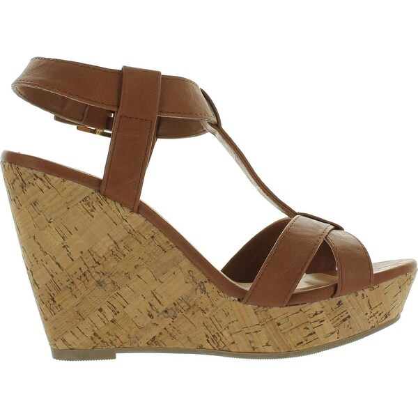 cork heel platform sandals