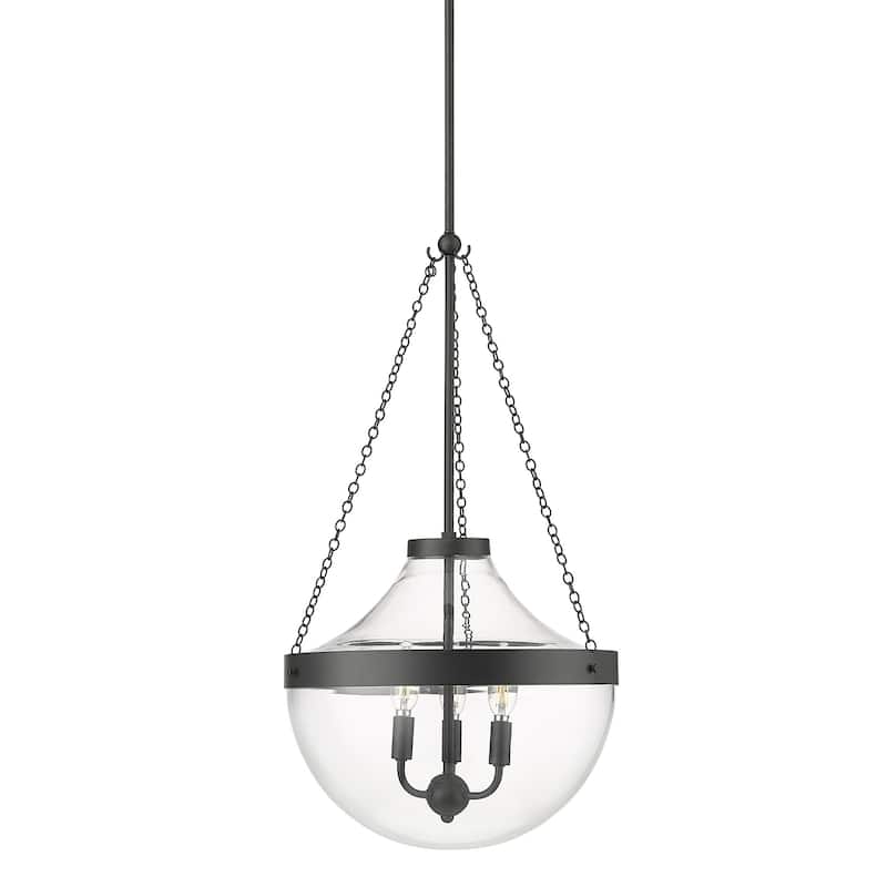 Millennium Lighting 20103 Clarra 3 Light 16" Wide Pendant - Matte Black