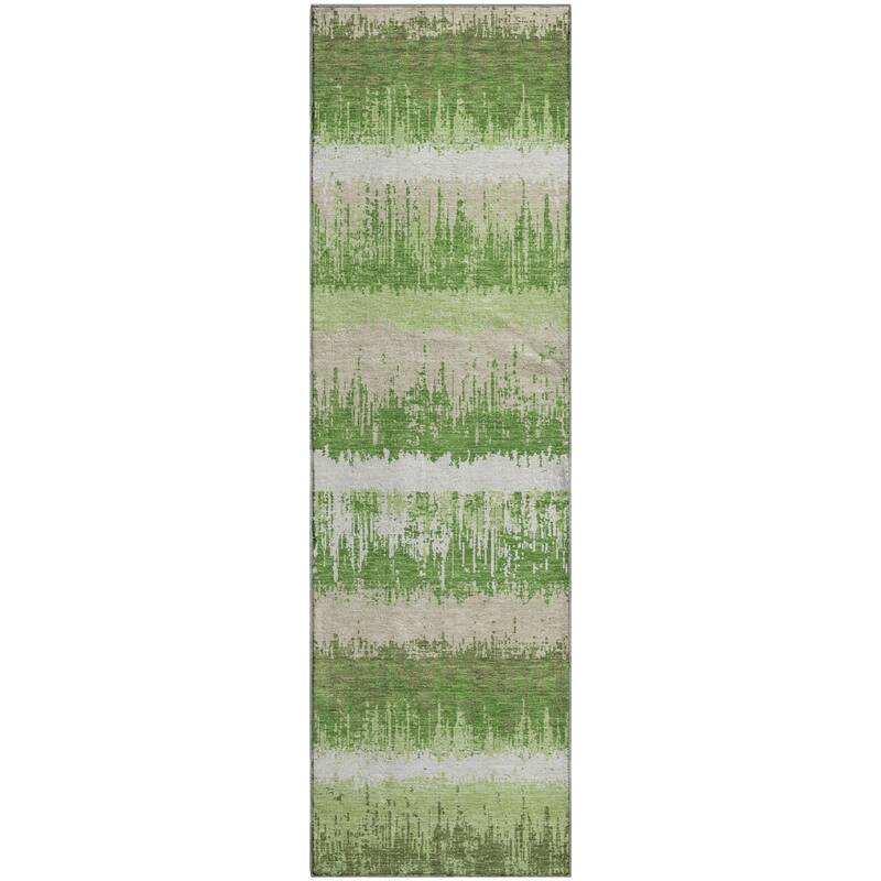 Premium Washable Super Soft Modern Ombre Stripe Mayfield Rug