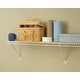 preview thumbnail 11 of 13, ClosetMaid White Wire Multi-purpose Storage Shelf
