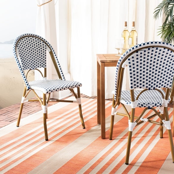 slide 2 of 11, SAFAVIEH Stackable Dining Chair (Set of 2) - 18"x21.6"x34.6"