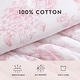 preview thumbnail 4 of 11, Laura Ashley Delphine Pink Cotton Comforter Reversible Set