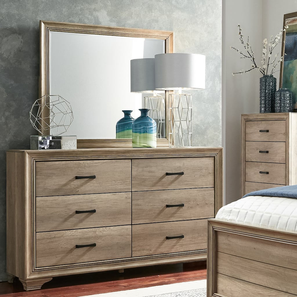 Sun Valley Sandstone Dresser & Mirror