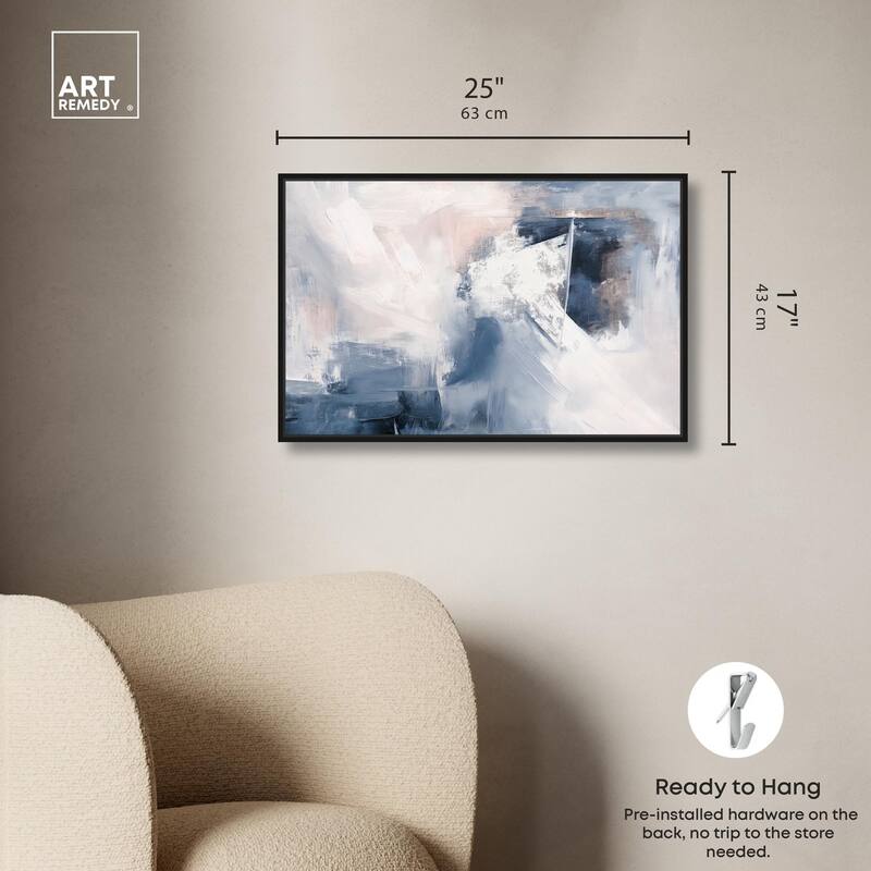 Blue Rapture II Canvas by Art Remedy