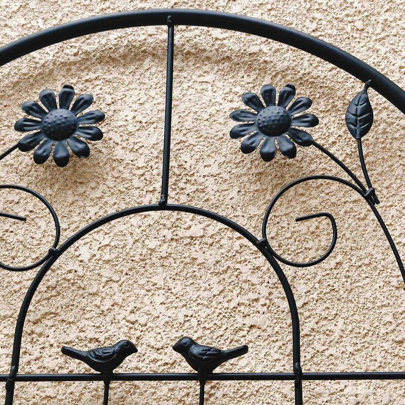 86.7" x 19.7'' Rust-Resistant Climbing Trellis for Garden Flowers and Vines