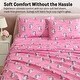preview thumbnail 61 of 82, HLC.ME Printed Kids Bed Sheets - Patterned Bed Sheet Set - Wrinkle Resistant & Ultra Soft - For Mattresses up to 15 Inches Deep