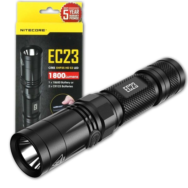 NITECORE EC23 1800 Lumen Compact High Performance LED Flashlight