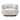 Sagebrook Home Modern Roundback Chair, Ivory, Round, 28"H, Solid Color - 41.0" x 35.0" x 28.0"