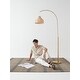 preview thumbnail 2 of 2, Brightech Lark LED Floor Lamp - Brass