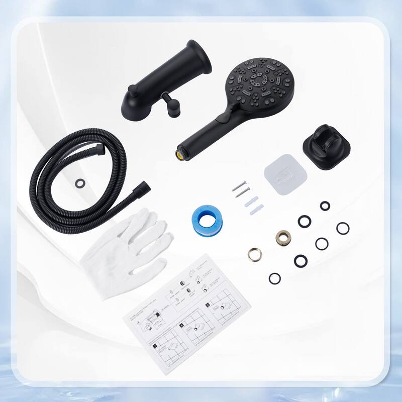 WOWOW Integrated Diverter Bathtub Spout with Handshower