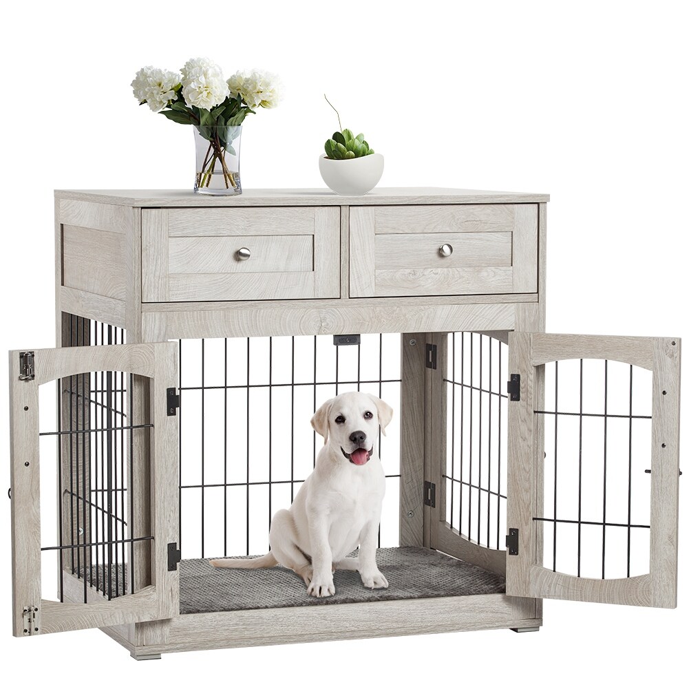 Dog crate and bed top